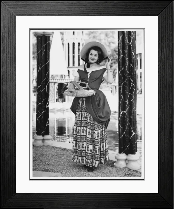 Framed Print : Festival Lavender Girl Framed Print : Festival Lavender Girl