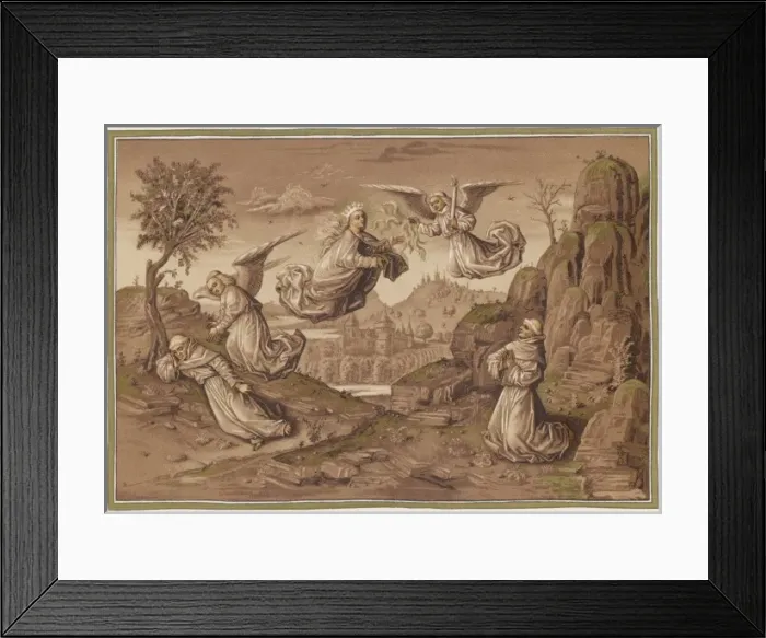 Framed Print : St Francis Assisi Vision Framed Print : St Francis Assisi Vision