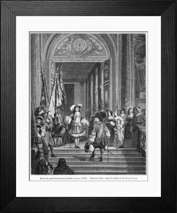 Framed Print : Louis and Conde Framed Print : Louis and Conde
