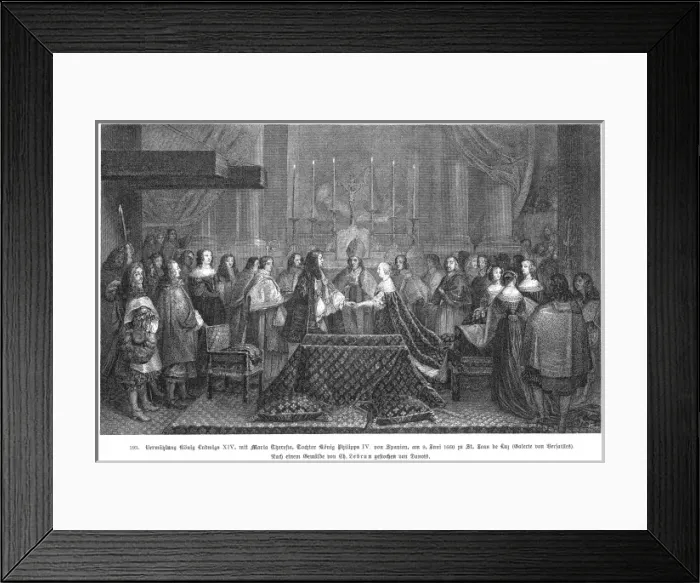 Framed Print : Louis & Marie-Therese Framed Print : Louis & Marie-Therese