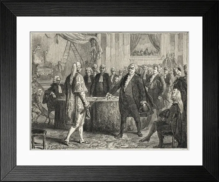 Framed Print : Mirabeau Speaks