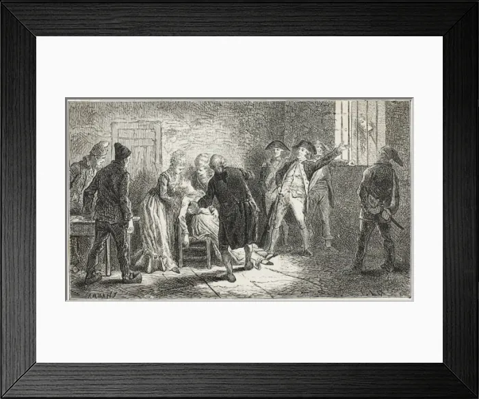 Framed Print : Lamballe Murdered - 3 Framed Print : Lamballe Murdered - 3