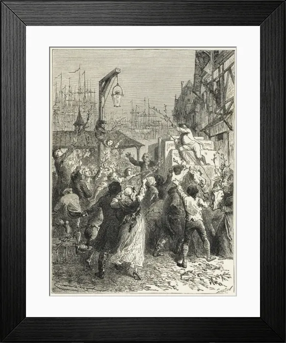 Framed Print : Marseille Riots Framed Print : Marseille Riots