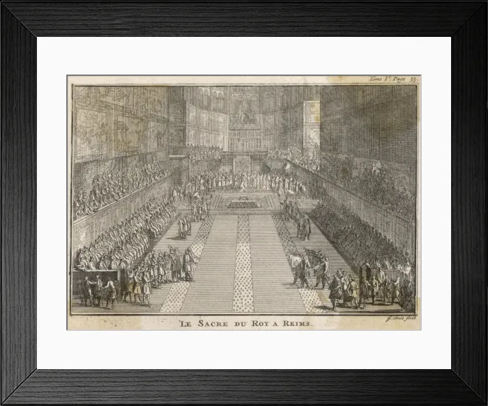 Framed Print : Louis XIV Consecrated Framed Print : Louis XIV Consecrated