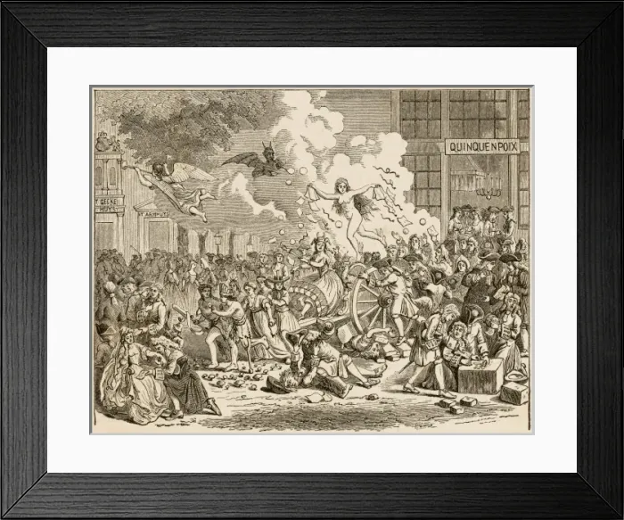 Framed Print : Mississippi Scheme Framed Print : Mississippi Scheme