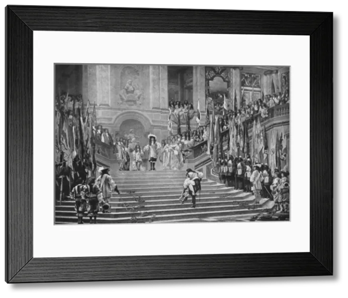 Framed Print : Louis and Conde 2 Framed Print : Louis and Conde 2