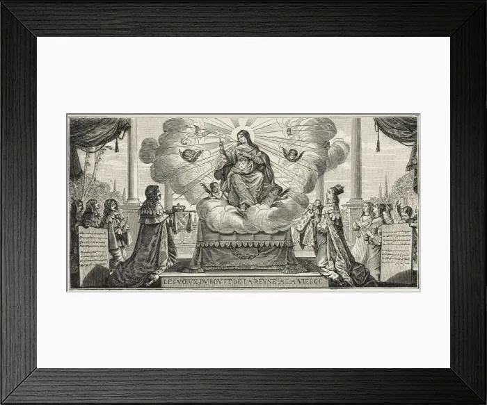 Framed Print : Louis and the Virgin Framed Print : Louis and the Virgin