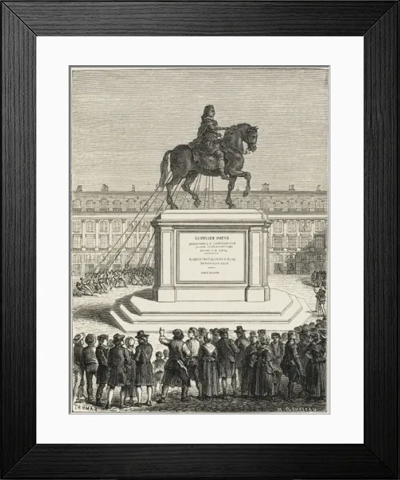 Framed Print : Louis XIV Statue - 1 Framed Print : Louis XIV Statue - 1