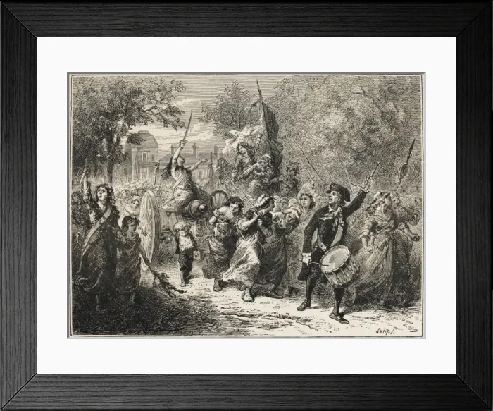 Framed Print : Women at Versailles 2 Framed Print : Women at Versailles 2