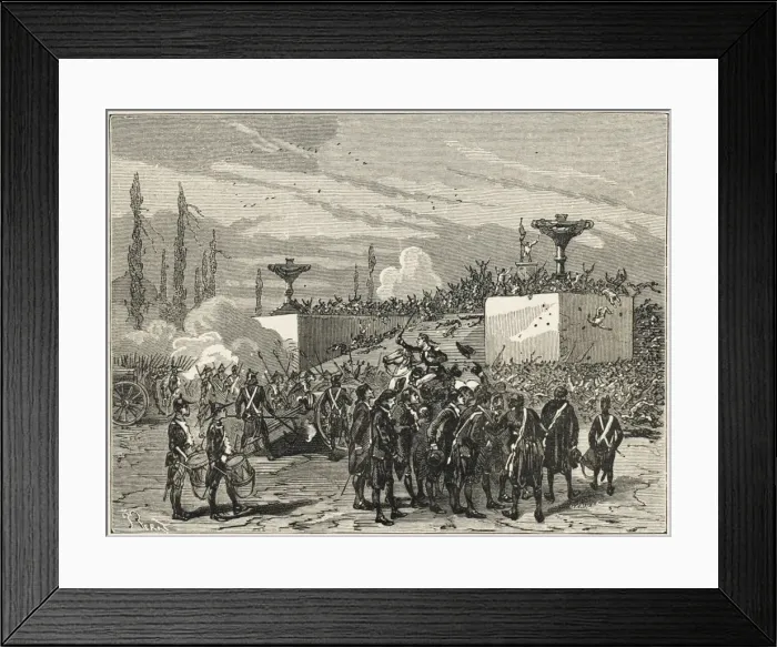 Framed Print : Abdication Demanded Framed Print : Abdication Demanded