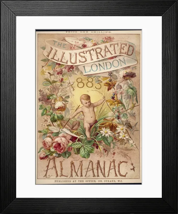Framed Print : Almanack 1883 Framed Print : Almanack 1883