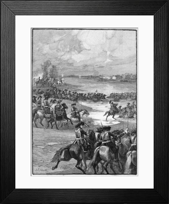 Framed Print : French Cross Rhine Framed Print : French Cross Rhine