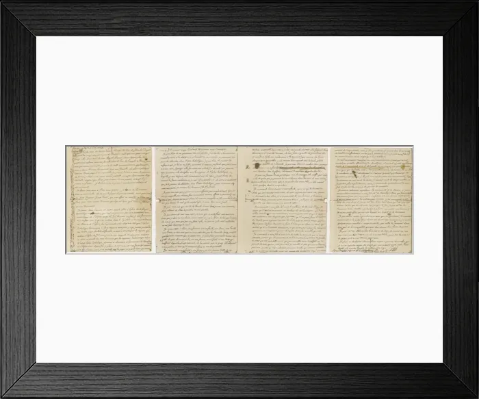 Framed Print : Testament of Louis XVI Framed Print : Testament of Louis XVI