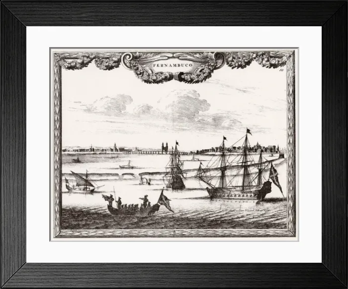 Framed Print : Brazil / Recife C1700 Framed Print : Brazil / Recife C1700