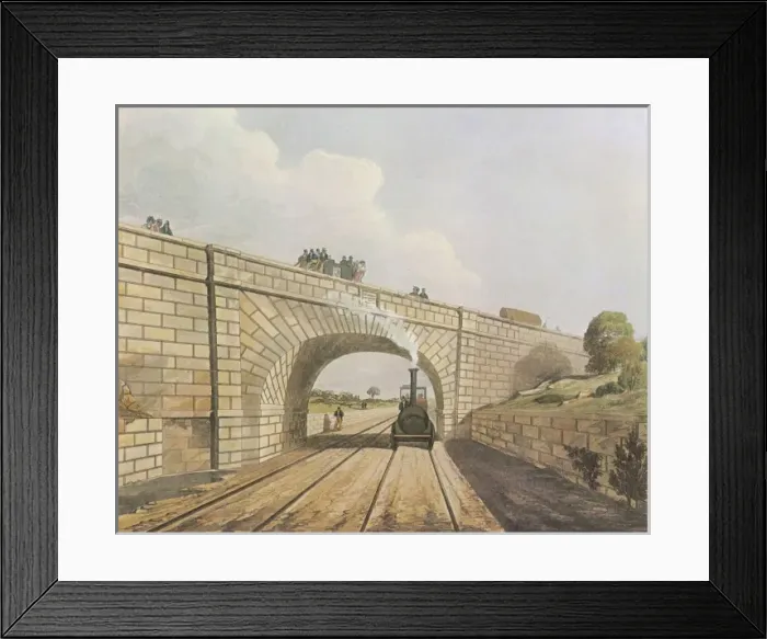 Framed Print : Rail  /  Rainhill Bridge
