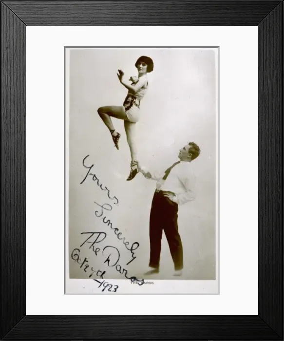 Framed Print : Daros Dancers / 1923 Framed Print : Daros Dancers / 1923
