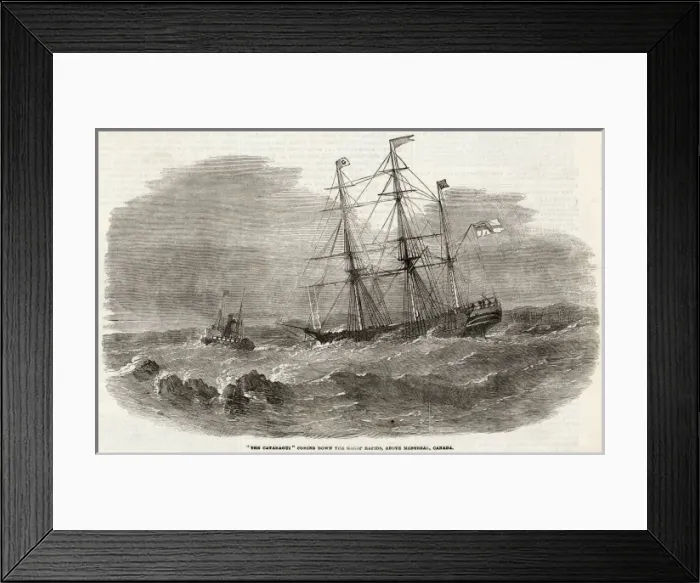 Framed Print : Canada / St Lawrence River Framed Print : Canada / St Lawrence River