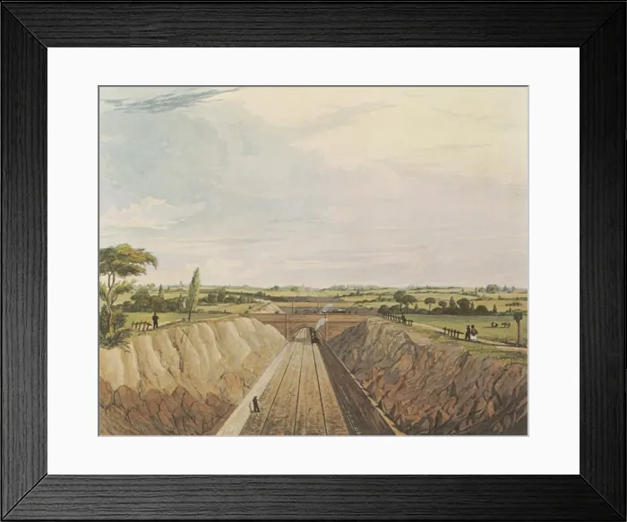 Framed Print : Rail / Liverpool / 1830 Framed Print : Rail / Liverpool / 1830