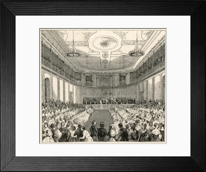 Framed Print : Mendelssohn at Leipzig Framed Print : Mendelssohn at Leipzig