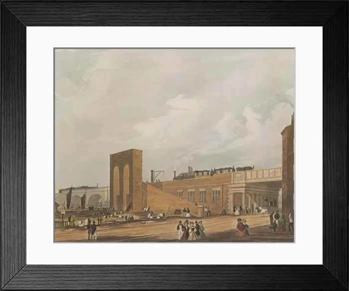 Framed Print : Rail / Manchester / 1830 Framed Print : Rail / Manchester / 1830