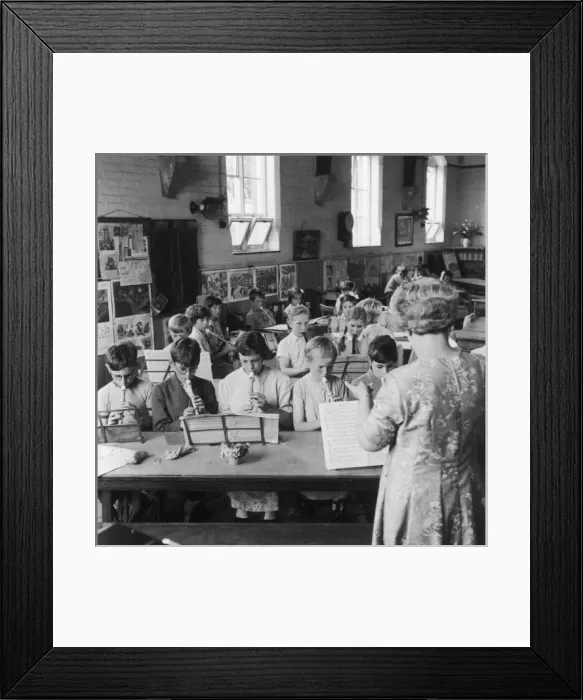 Framed Print : Music Lesson / Bramfield Framed Print : Music Lesson / Bramfield