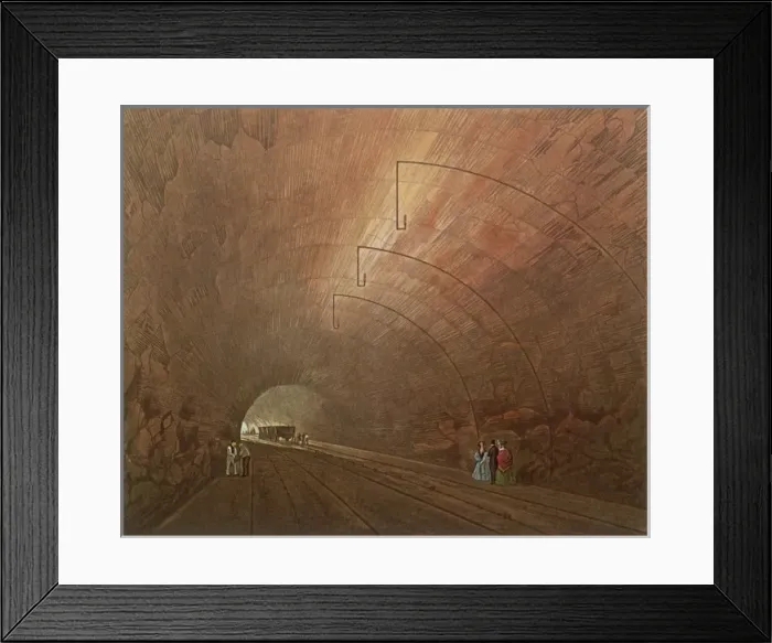 Framed Print : RAIL / TUNNEL / 1831 Framed Print : RAIL / TUNNEL / 1831