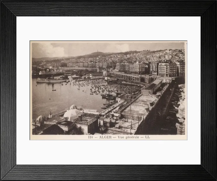 Framed Print : ALGIERS. Algiers: general view Date: late 19th century? Framed Print : ALGIERS. Algiers: general view Date: late 19th century?