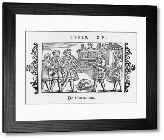 Framed Print : 16th Century Musicians 2