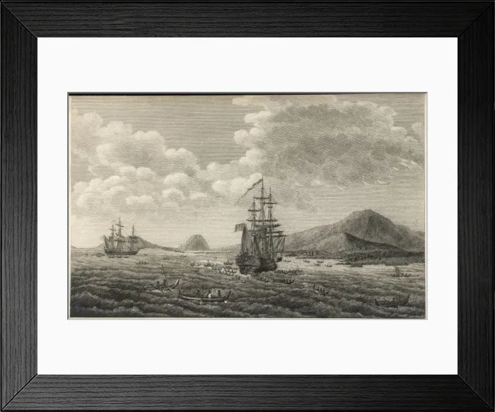 Framed Print : Hawaii / Mowee 1785 Framed Print : Hawaii / Mowee 1785