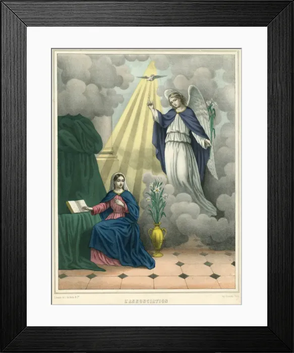 Framed Print : May - Annunciation Framed Print : May - Annunciation