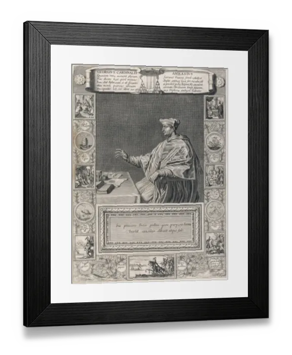 Framed Print : Cardinal D amboise Framed Print : Cardinal D amboise