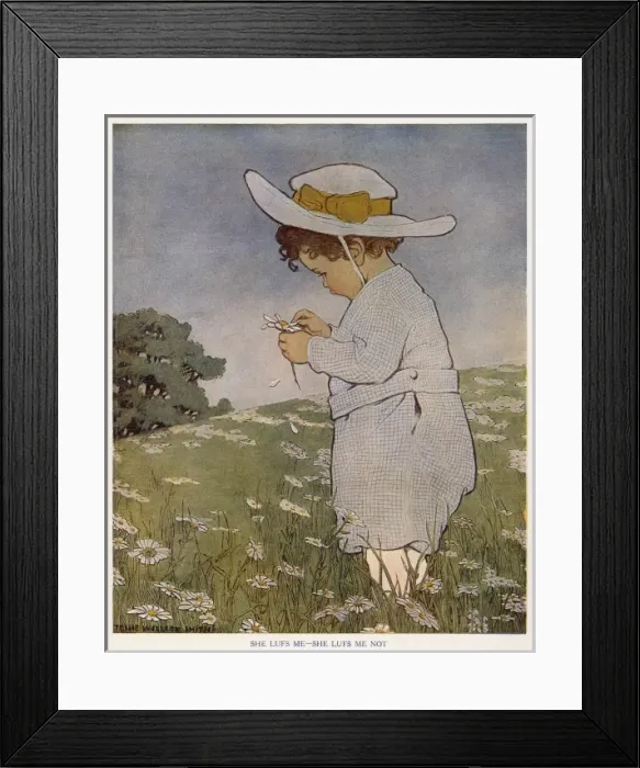 Framed Print : Boy in Daisy Meadow 1940 Framed Print : Boy in Daisy Meadow 1940