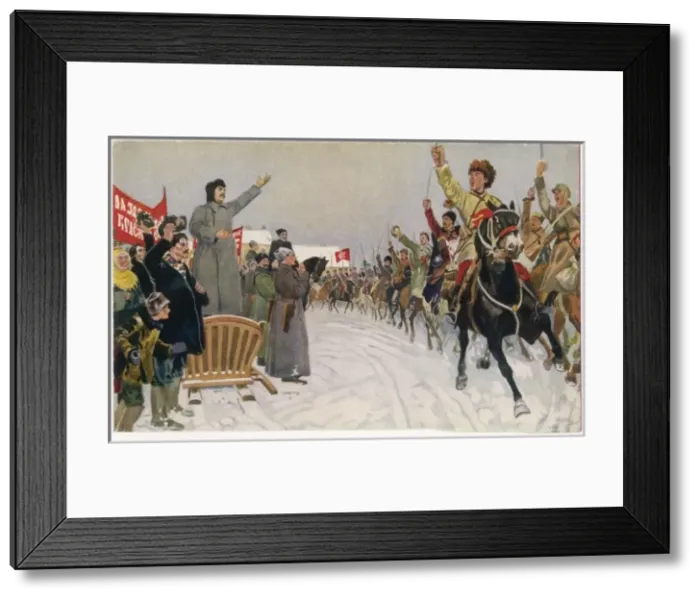 Framed Print : Russia  /  1919 Review