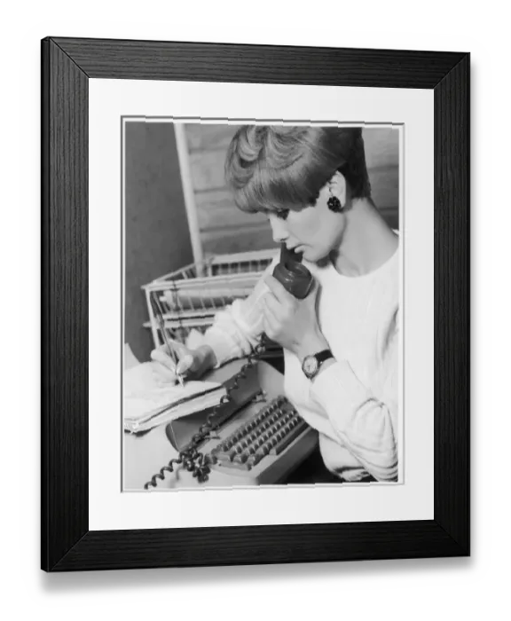 Framed Print : Phone Message Framed Print : Phone Message