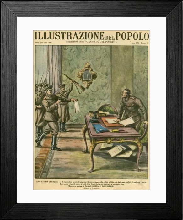 Framed Print : Russia / 1937 / Jagoda Framed Print : Russia / 1937 / Jagoda