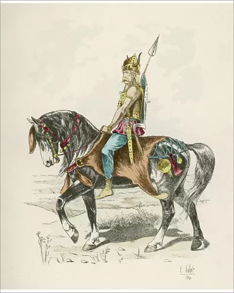 Mounted Gallic Chieftain