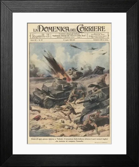 Framed Print : Italians at Tobruk Framed Print : Italians at Tobruk