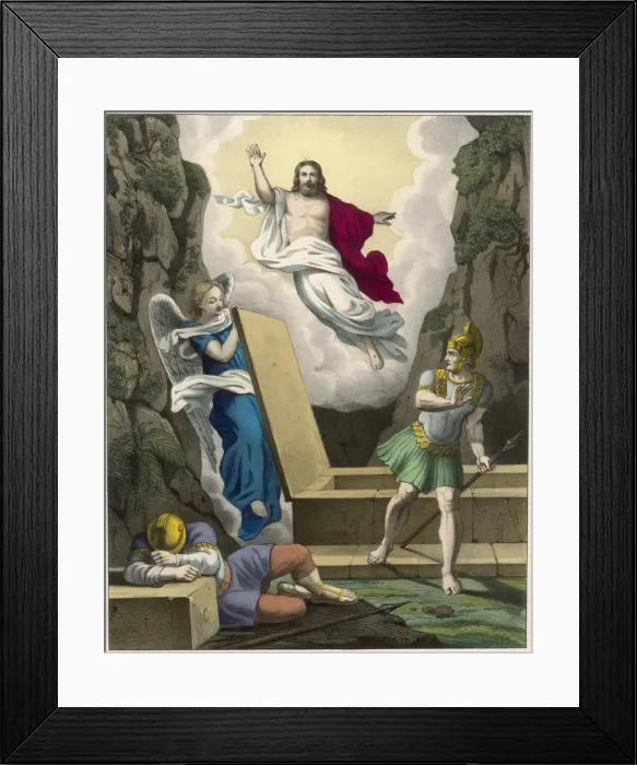 Framed Print : Jesus Resurrected Framed Print : Jesus Resurrected