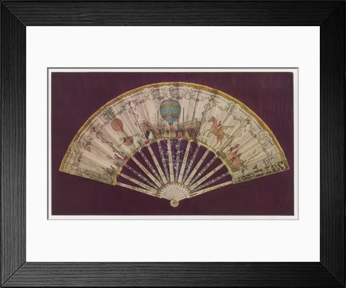 Framed Print : FAN / BALLOONS / 1785 Framed Print : FAN / BALLOONS / 1785