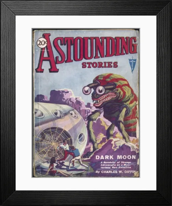 Framed Print : On the Dark Moon Framed Print : On the Dark Moon