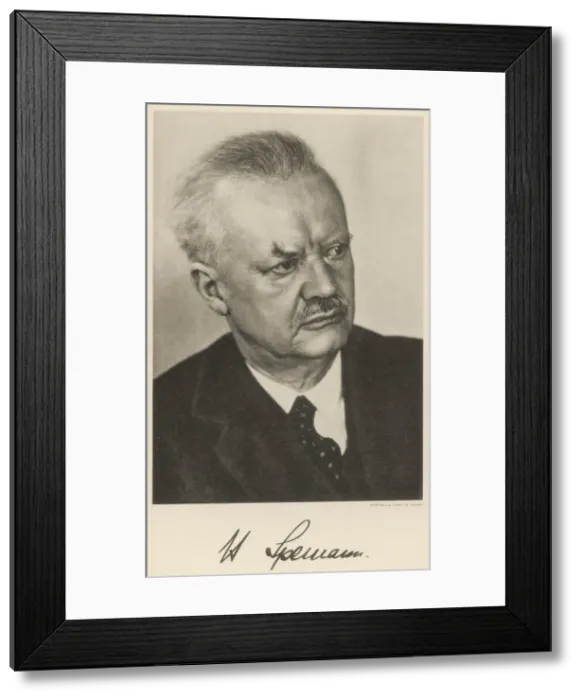 Framed Print : Hans Spemann / Nobel 1935 Framed Print : Hans Spemann / Nobel 1935
