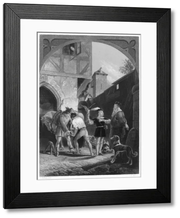 Framed Print : Medieval German Smithy Framed Print : Medieval German Smithy