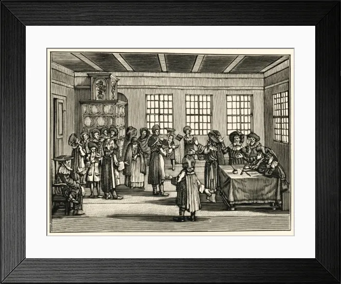 Framed Print : C18 Jewish Divorce Framed Print : C18 Jewish Divorce