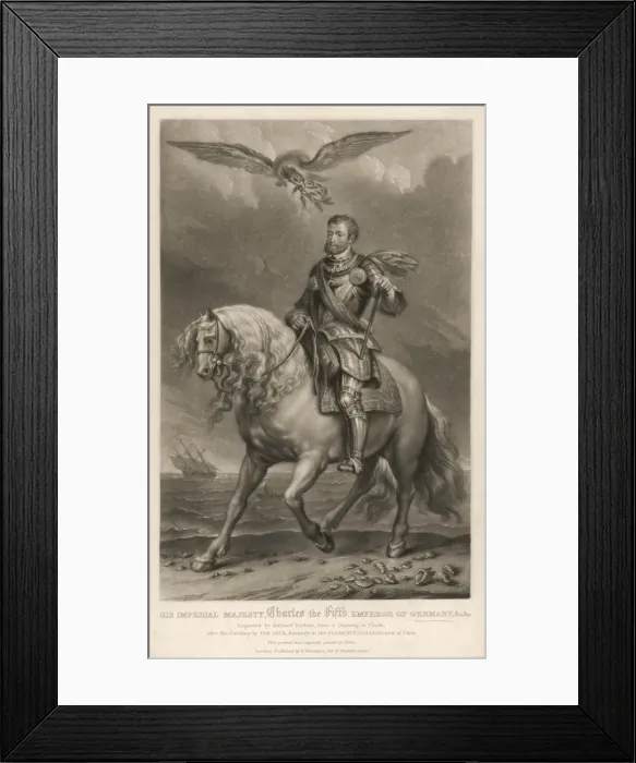 Framed Print : German Emperor Charles V Framed Print : German Emperor Charles V