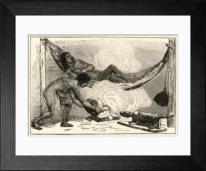 Framed Print : Post Natal Steam Bath