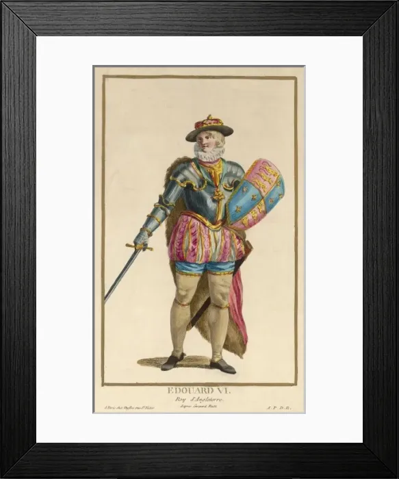 Framed Print : KING EDWARD VI 1537-1553 Framed Print : KING EDWARD VI 1537-1553