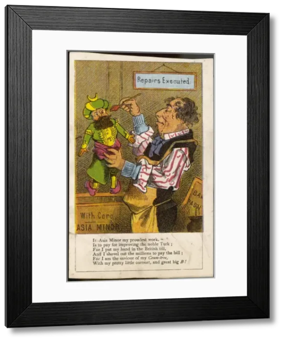 Framed Print : Disraeli and Asia Minor Framed Print : Disraeli and Asia Minor