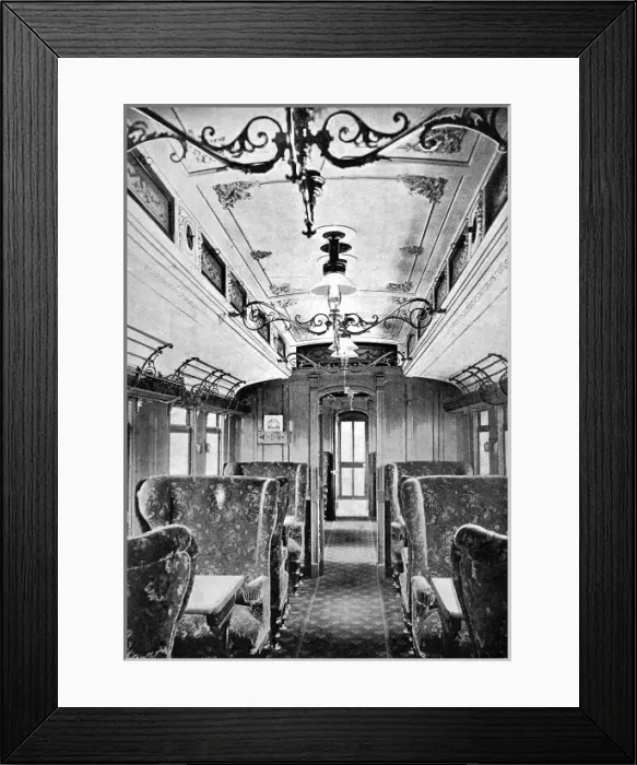 Framed Print : Dining carriage in the East Coast Express Framed Print : Dining carriage in the East Coast Express