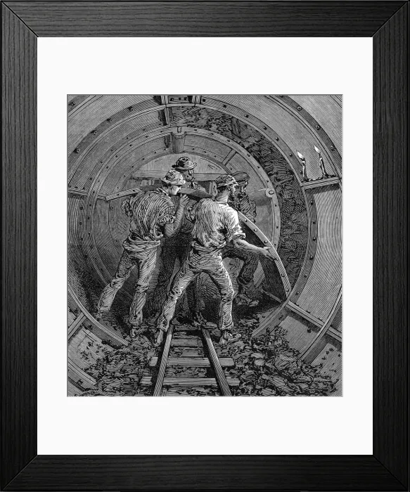 Framed Print : Thames tunnel Framed Print : Thames tunnel