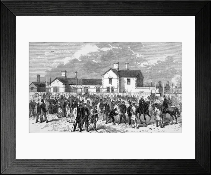 Framed Print : Railway station at Epsom Framed Print : Railway station at Epsom